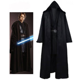 ACcosplay Anakin Skywalker Star Wars Jedi Cosplay Outfit Black Robe Costume - ACcosplay